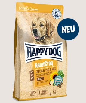 Happy Dog NaturCroq Geflugel Pur & Reis