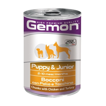 Gemon Dog Wet Puppy & Junior Chicken and Turkey