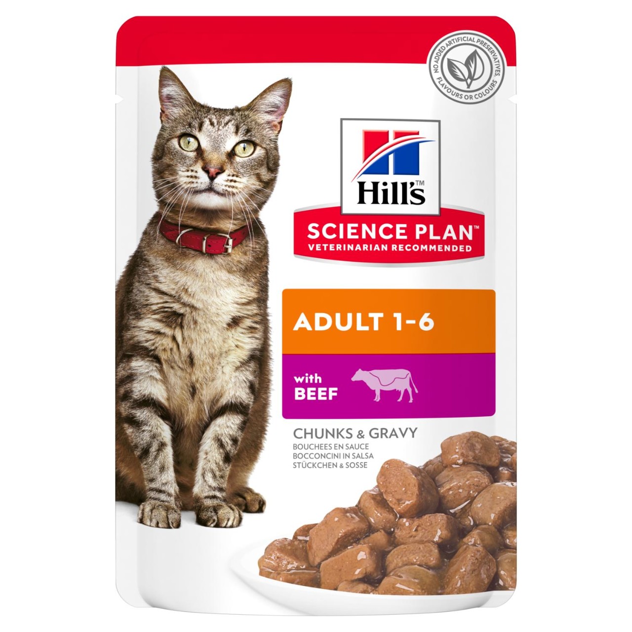 Hill's Science Plan Feline Wet Adult Beef Pouch