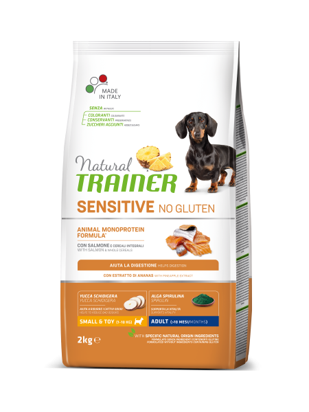 Trainer Natural Sensitive No Gluten Small & Toy Adult with Salmon