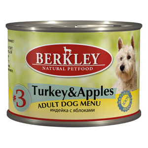 Berkley Turkey & Apples Adult Dog №3