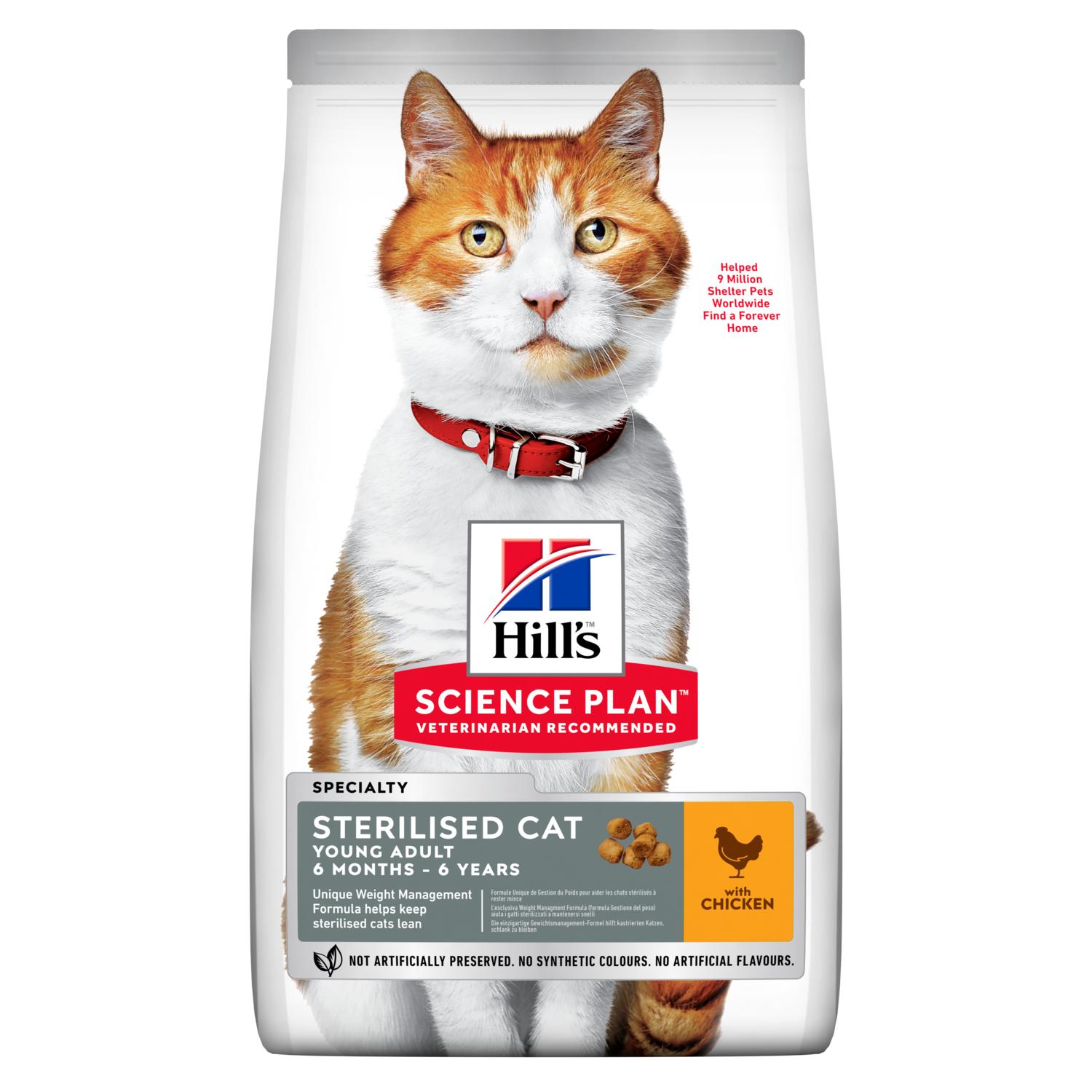 Hill's Science Plan Feline Young Adult Sterilised Cat Chicken